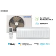 Ar Condicionado Split Inverter Samsung WindFree AI 12000 BTUs Frio 220V AR12DYFAAWKXAZ