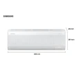 Ar Condicionado Split Inverter Samsung WindFree AI 12000 BTUs Frio 220V AR12DYFAAWKXAZ