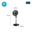 Ventilador de Coluna Mondial NVT-40C-8P-B Turbo 40CM 8 Pás Preto 127V 3799-01